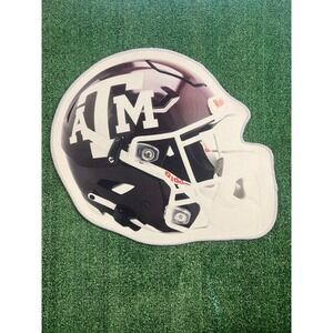 Texas A&M NCAA Helmet Football Rug‎ Non Slip Back